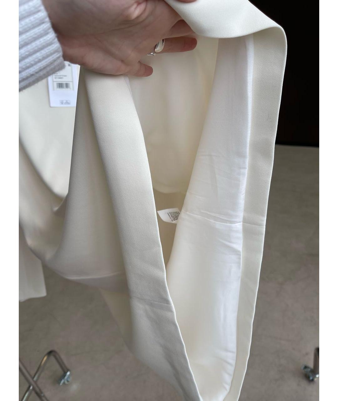 THEORY Бежевое креповое повседневное платье, фото 8