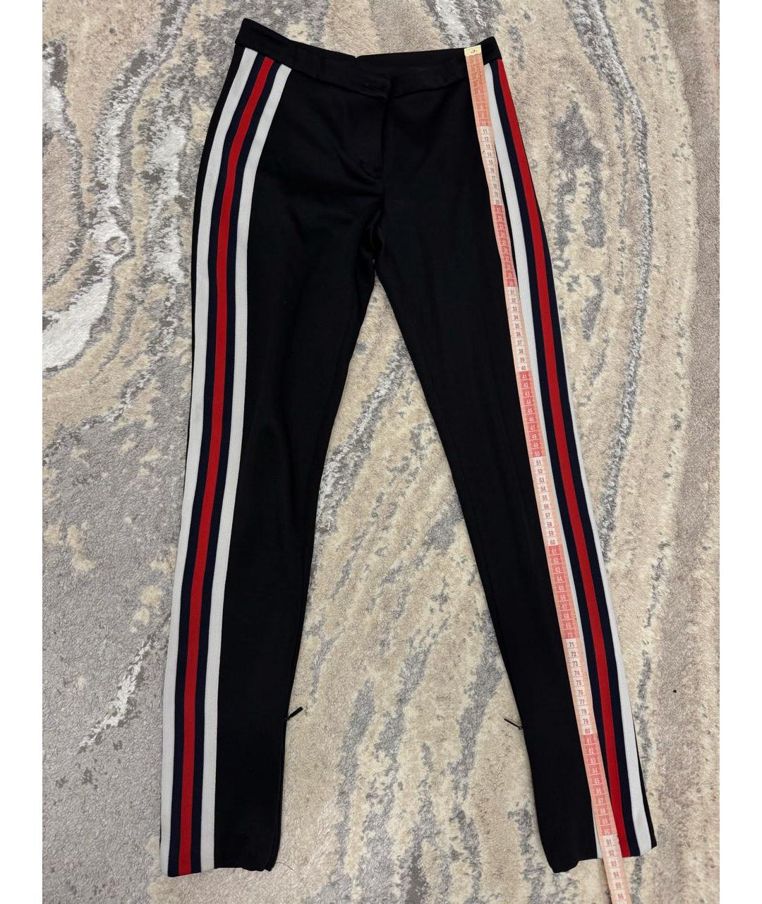 GUCCI Черные вискозные леггинсы и велосипедки, фото 4