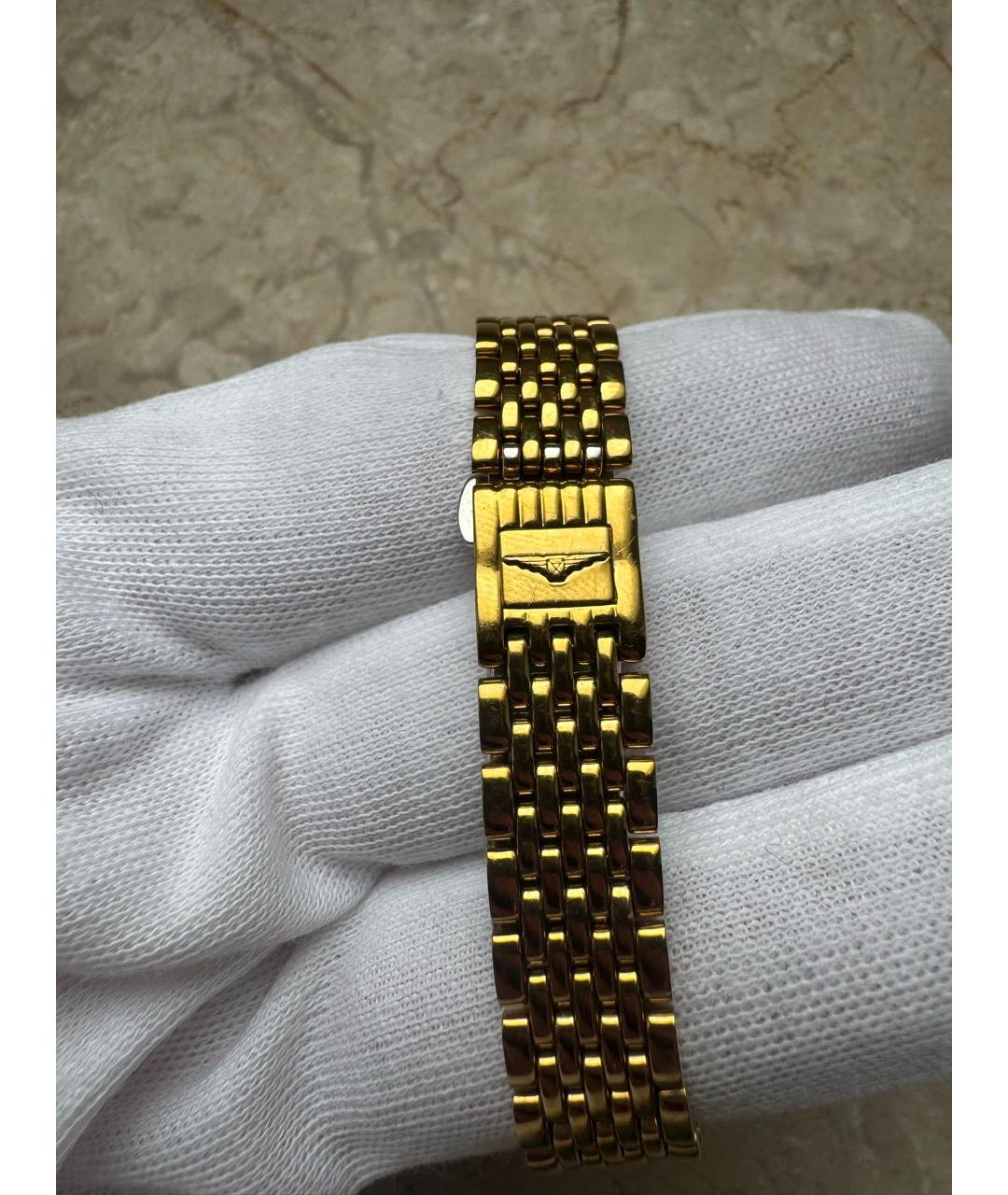 LONGINES Золотые стальные часы, фото 8