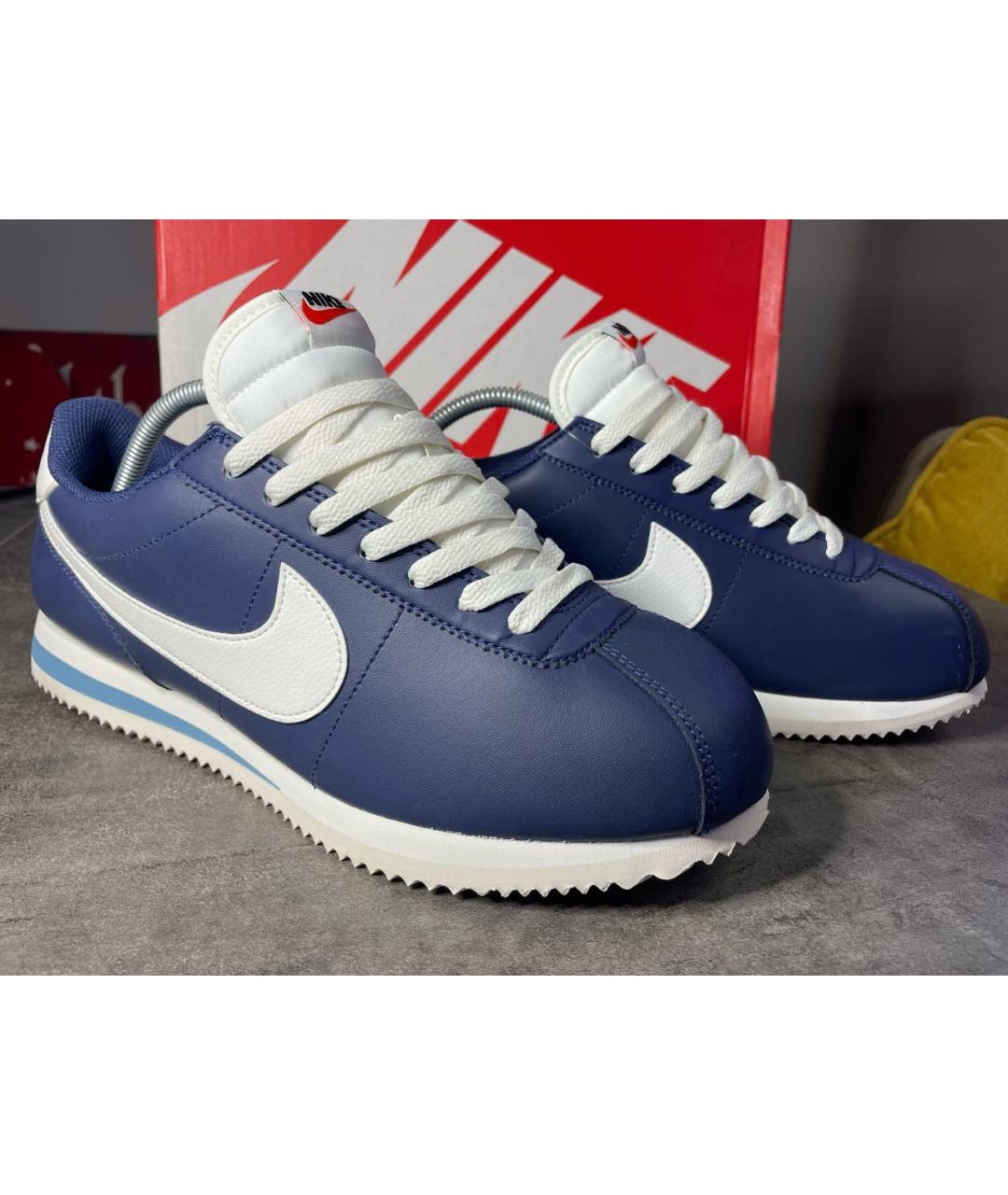 NIKE Темно-синие низкие кроссовки / кеды, фото 3