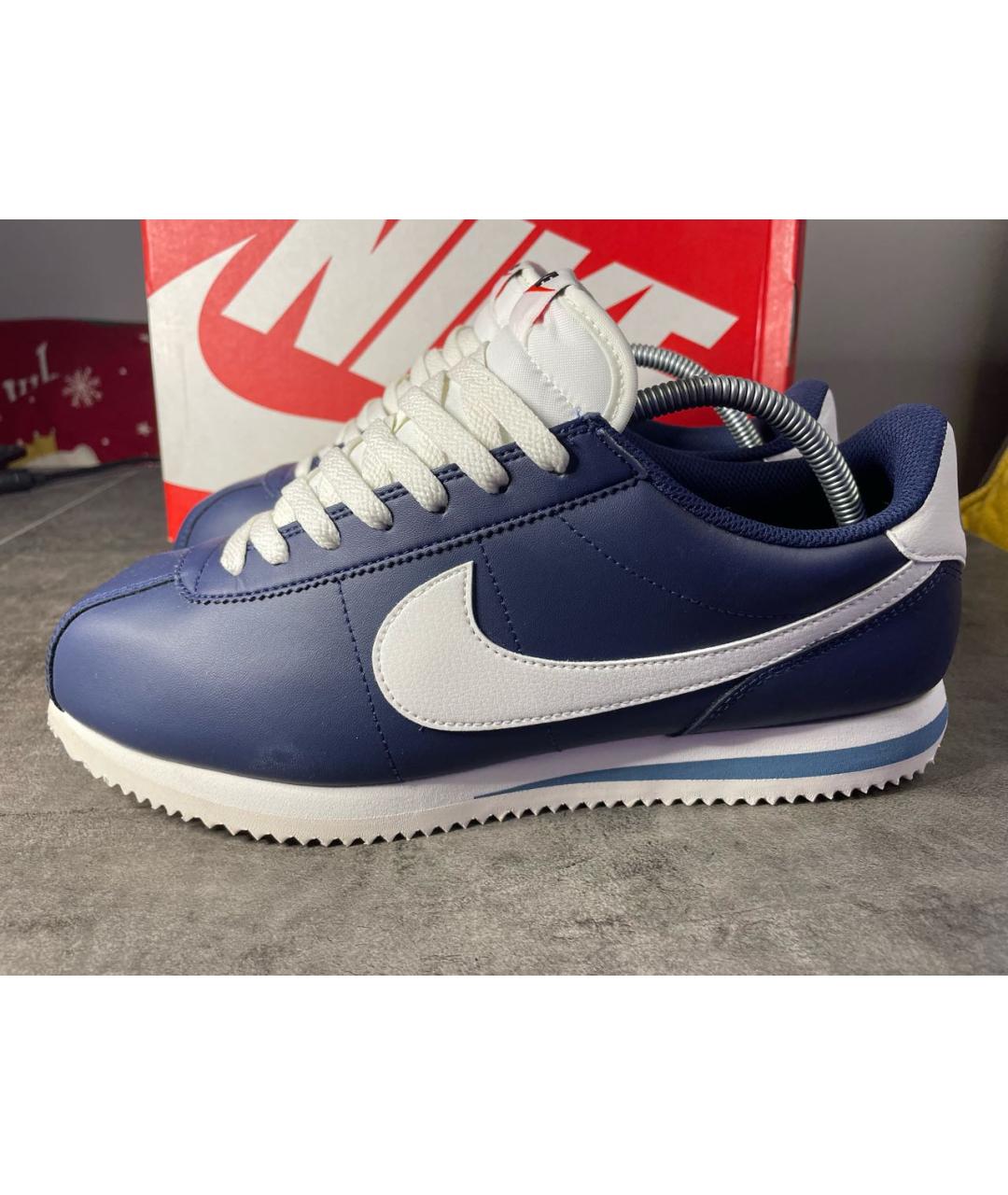 NIKE Темно-синие низкие кроссовки / кеды, фото 8