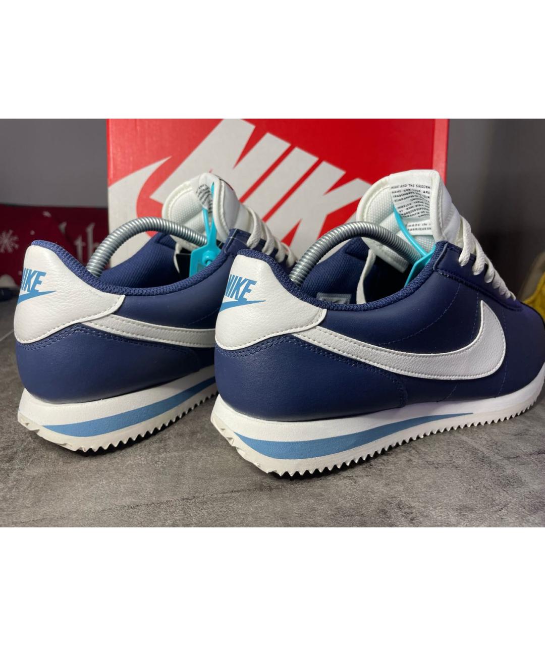 NIKE Темно-синие низкие кроссовки / кеды, фото 4