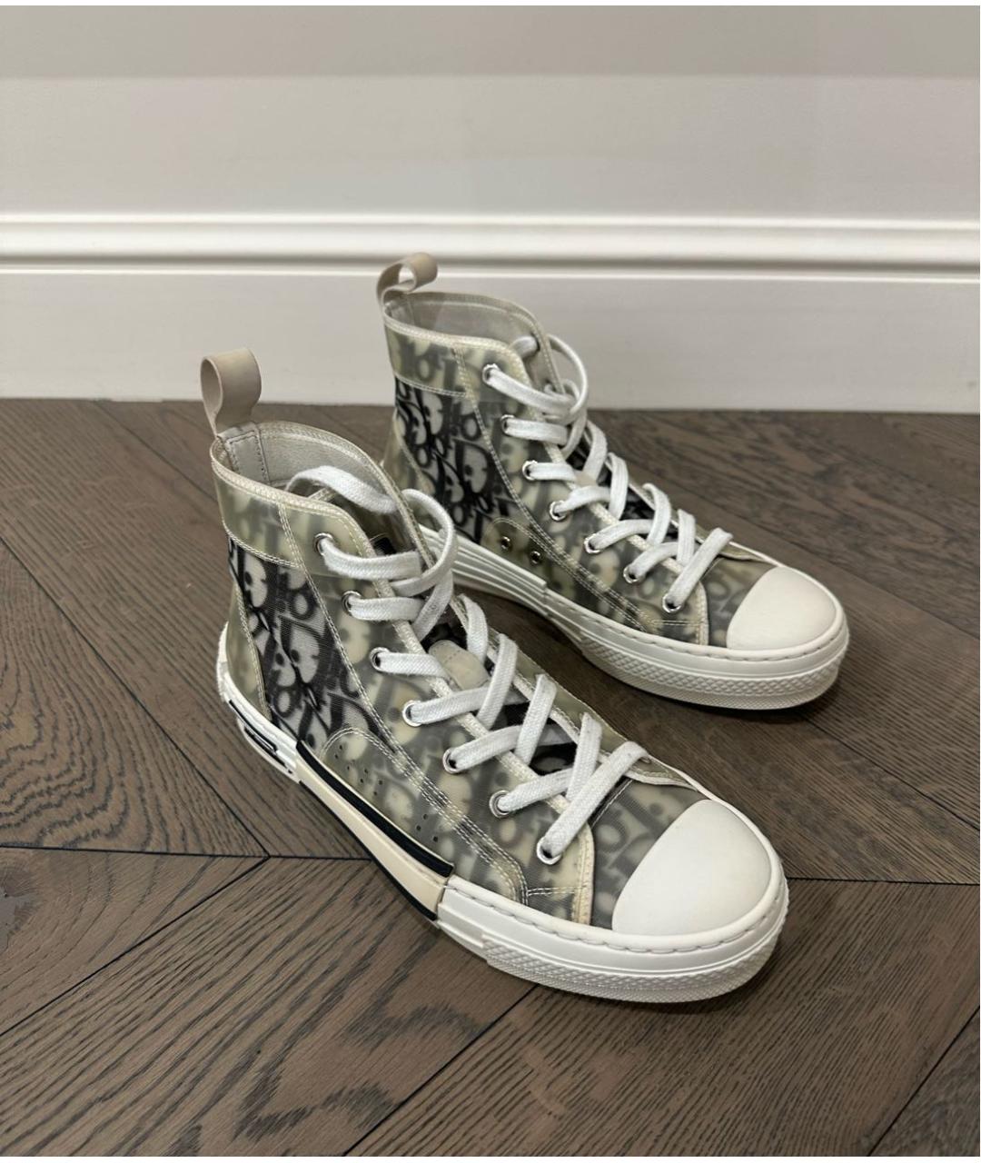 CHRISTIAN DIOR Серые кеды, фото 3