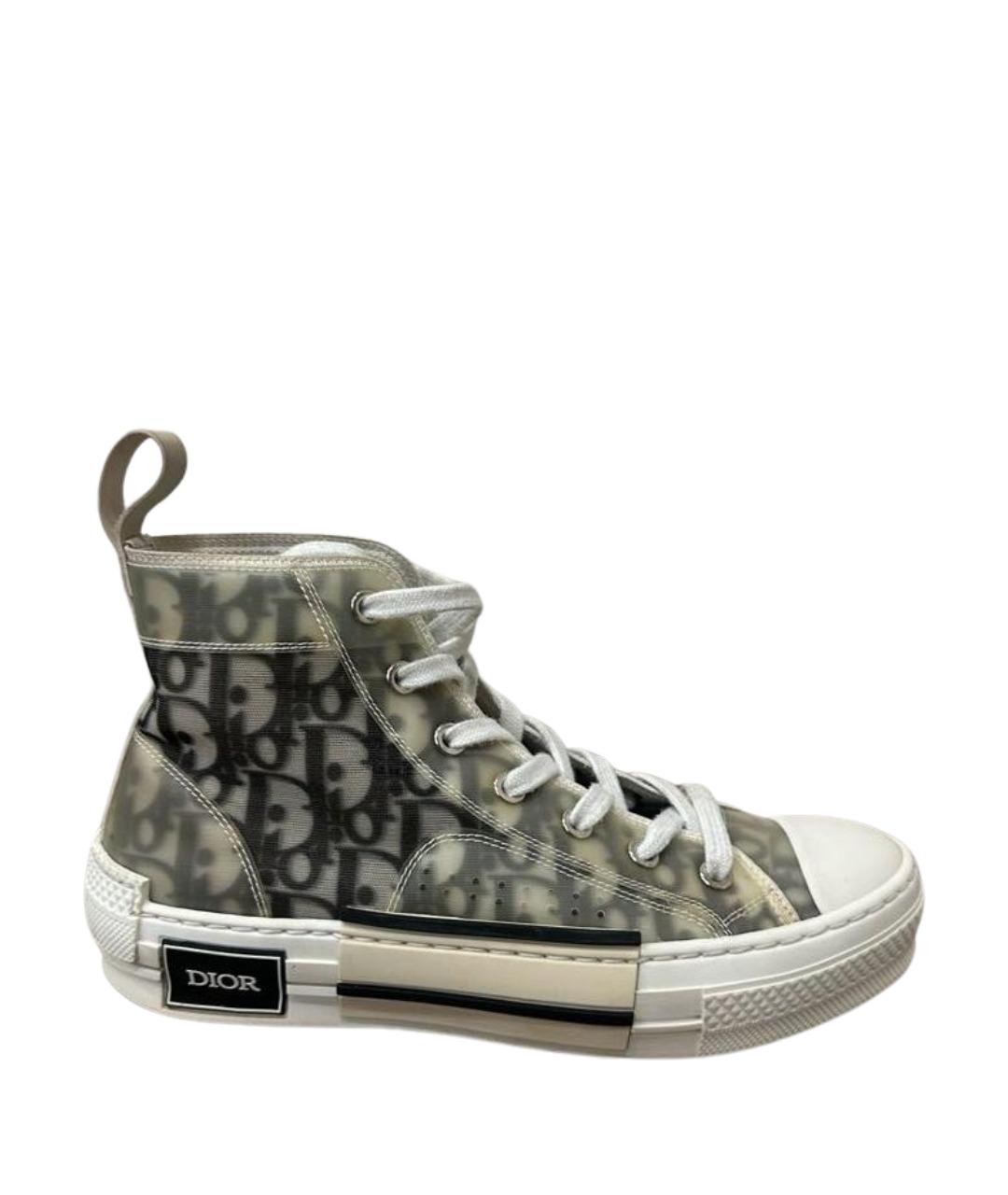 CHRISTIAN DIOR Серые кеды, фото 1