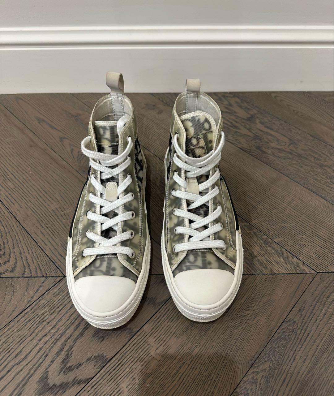 CHRISTIAN DIOR Серые кеды, фото 2