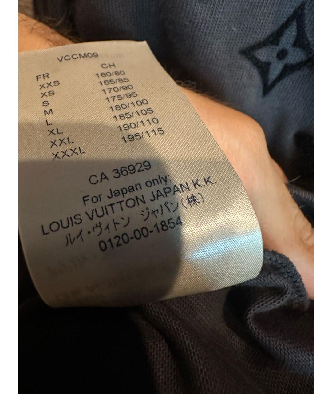 LOUIS VUITTON Хлопковая футболка, фото 6