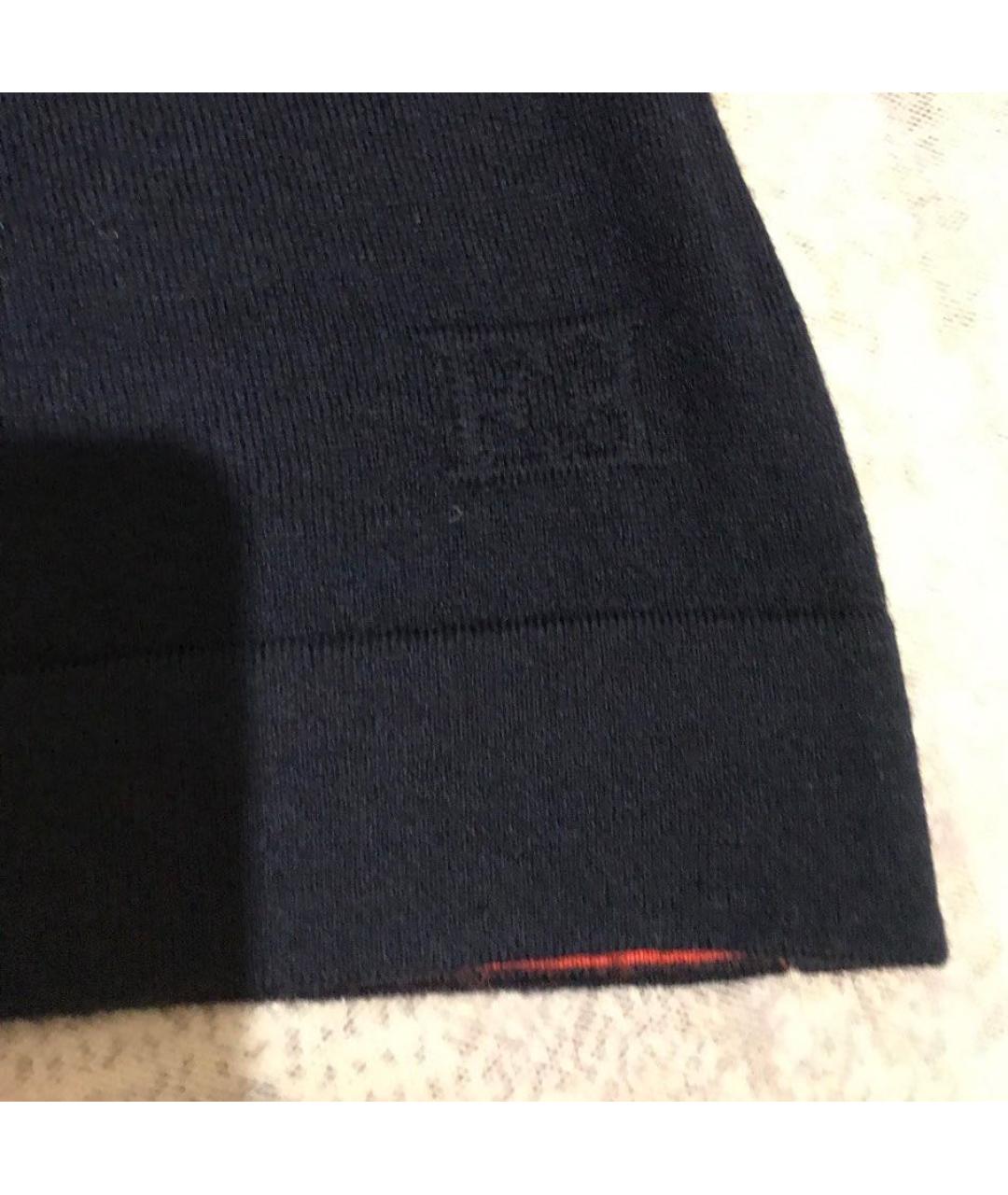 ESCADA Темно-синяя шерстяная майка, фото 4