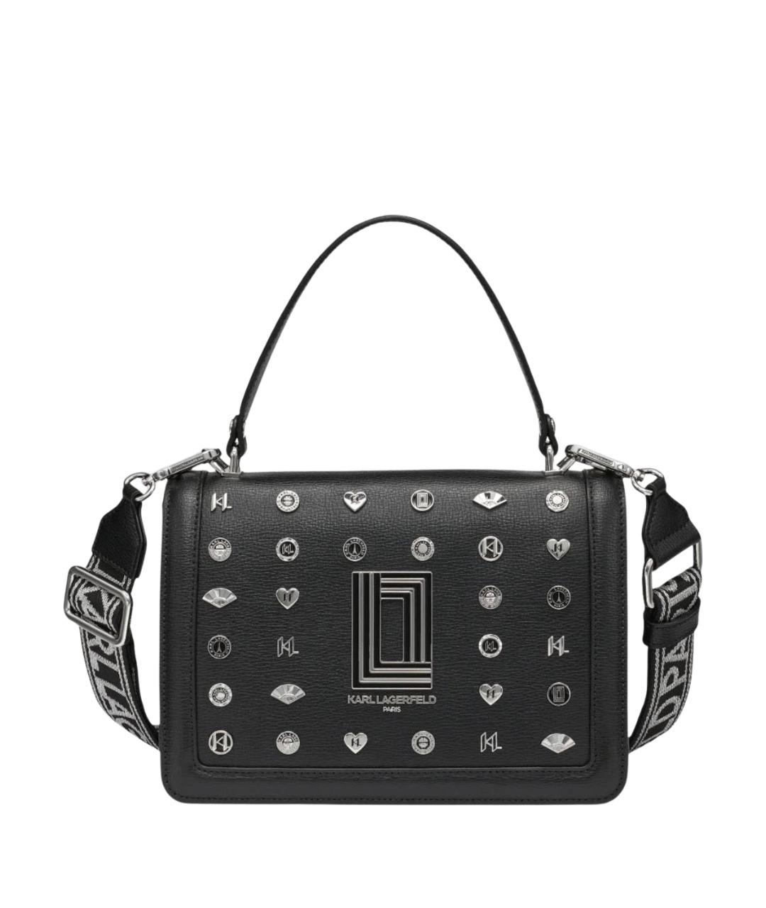 KARL LAGERFELD Черная сумка через плечо, фото 1