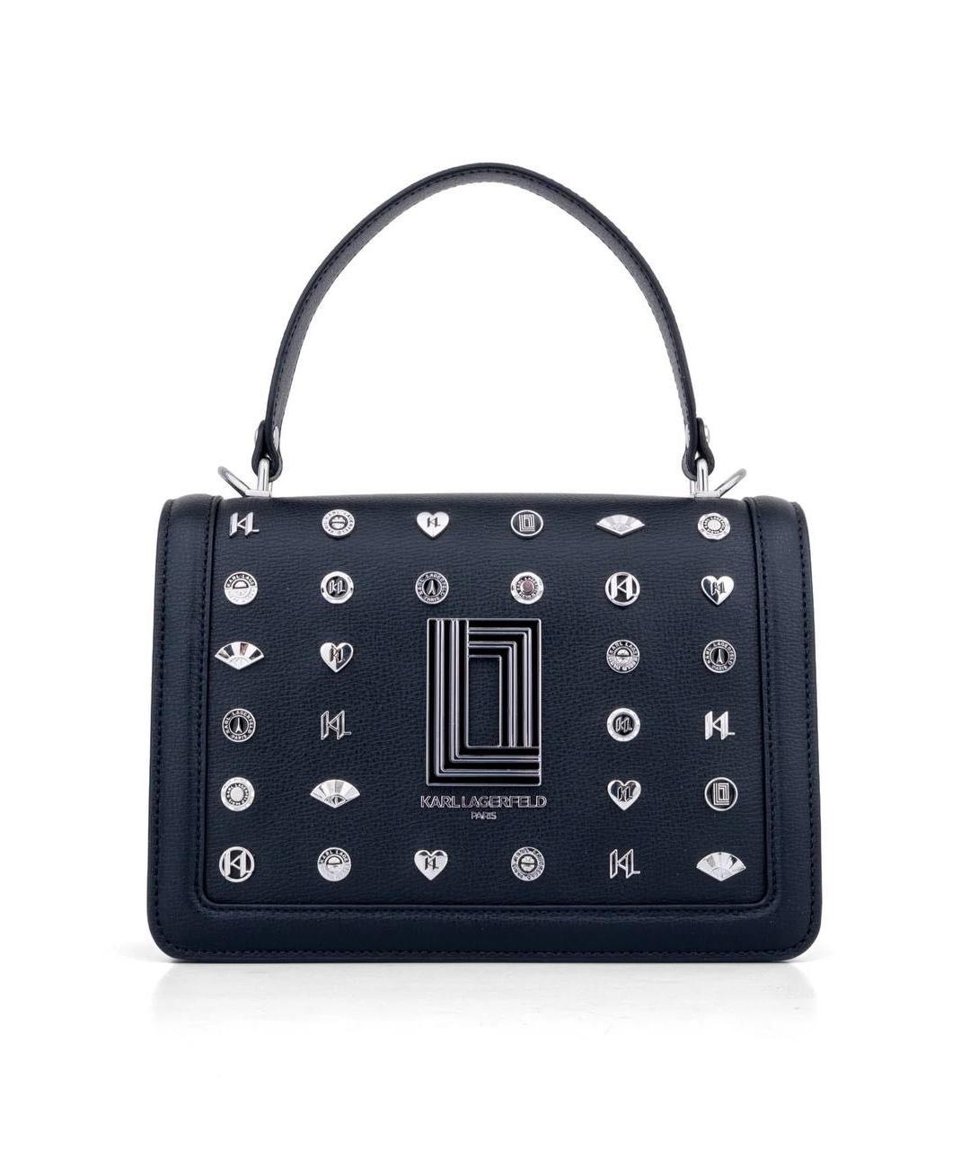 KARL LAGERFELD Черная сумка через плечо, фото 5