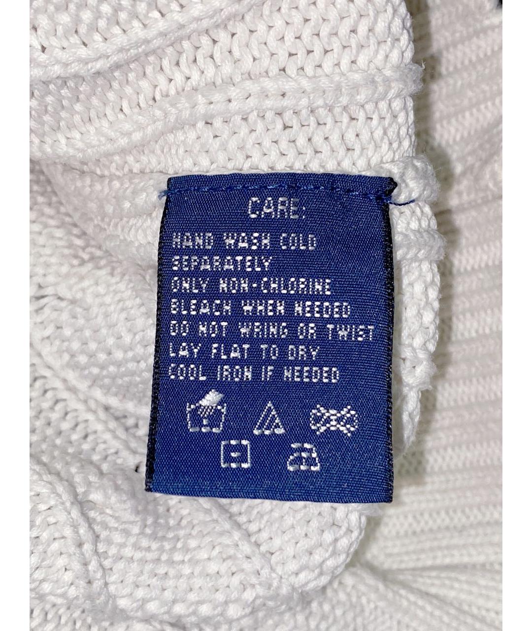 POLO RALPH LAUREN Белый хлопковый джемпер / свитер, фото 6