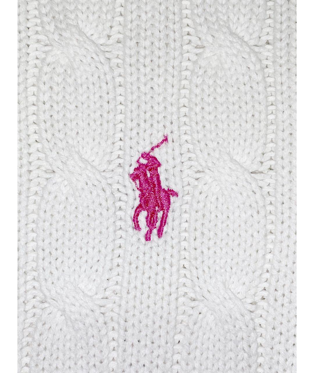 POLO RALPH LAUREN Белый хлопковый джемпер / свитер, фото 5