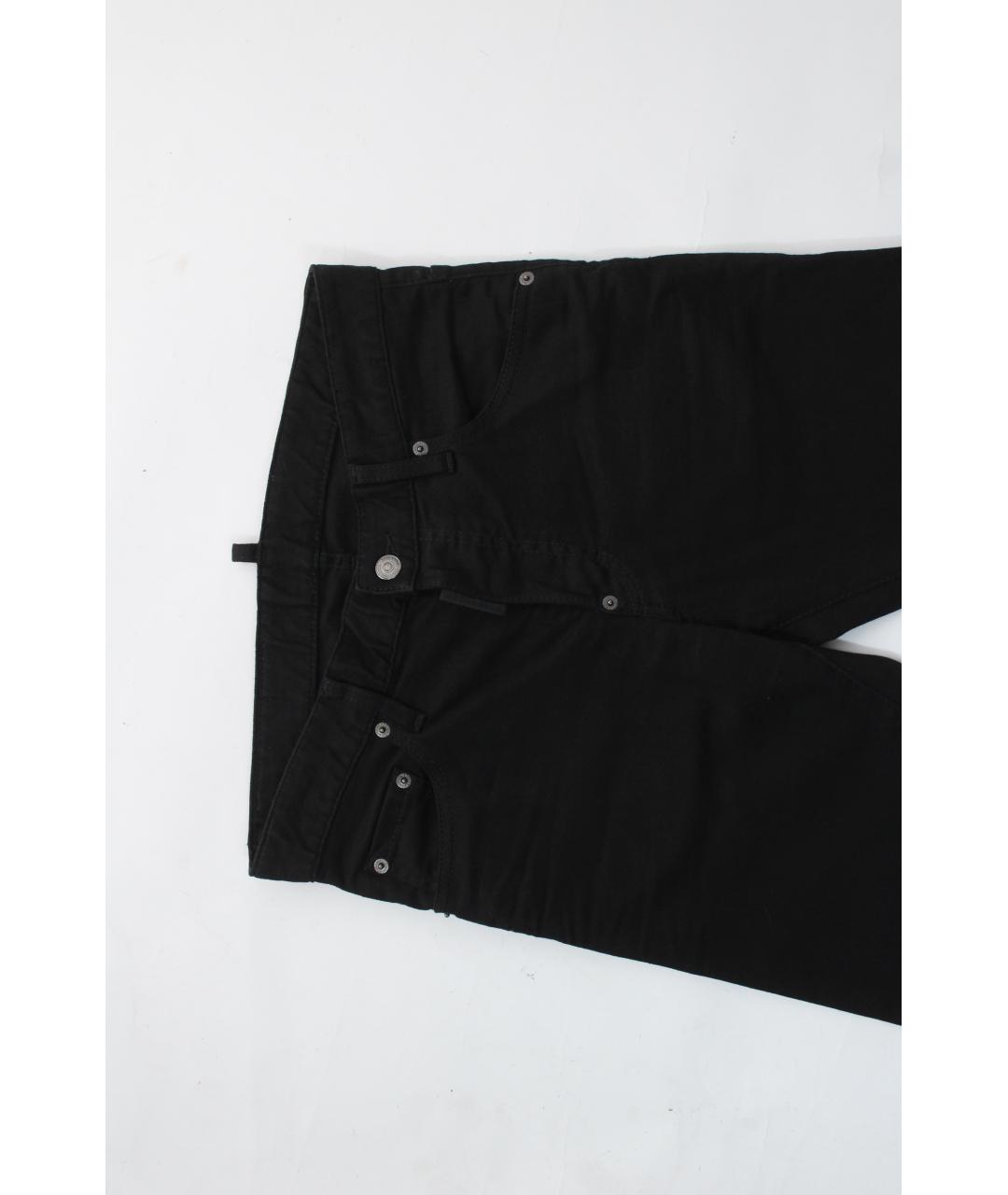 DSQUARED2 Черные хлопко-эластановые джинсы скинни, фото 4