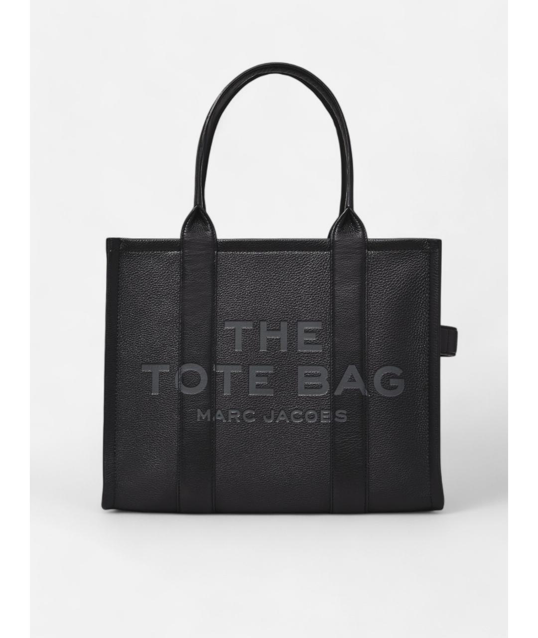 MARC JACOBS Черная кожаная сумка тоут, фото 8
