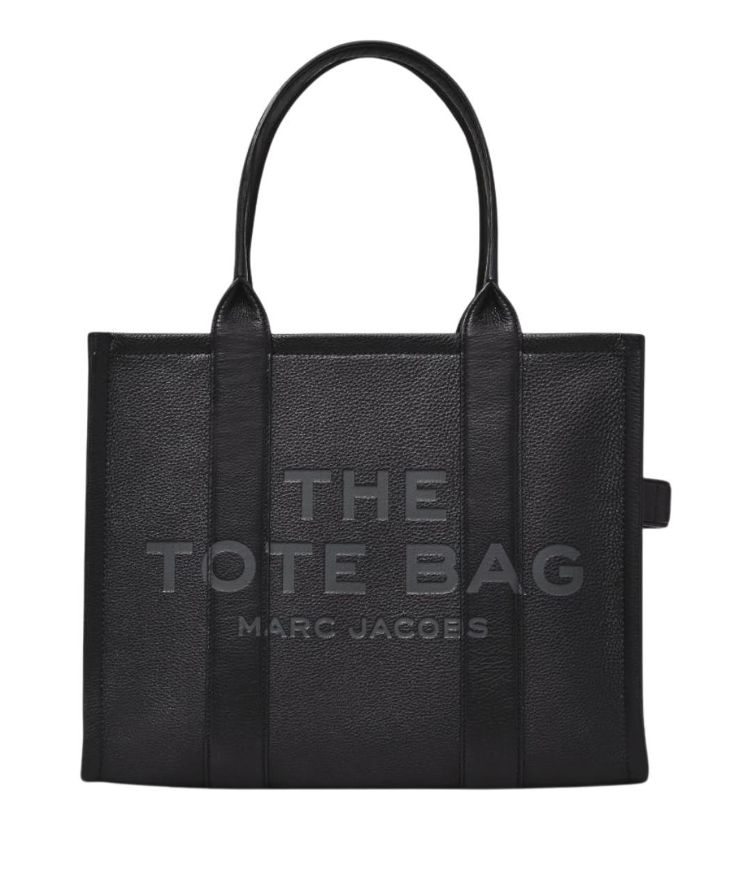 MARC JACOBS Черная кожаная сумка тоут, фото 1