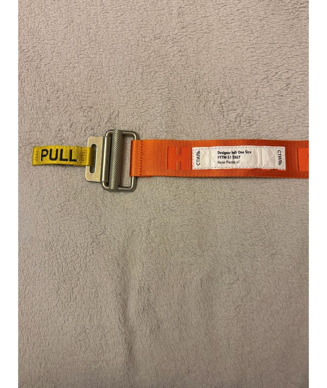HERON PRESTON Оранжевый ремень, фото 3