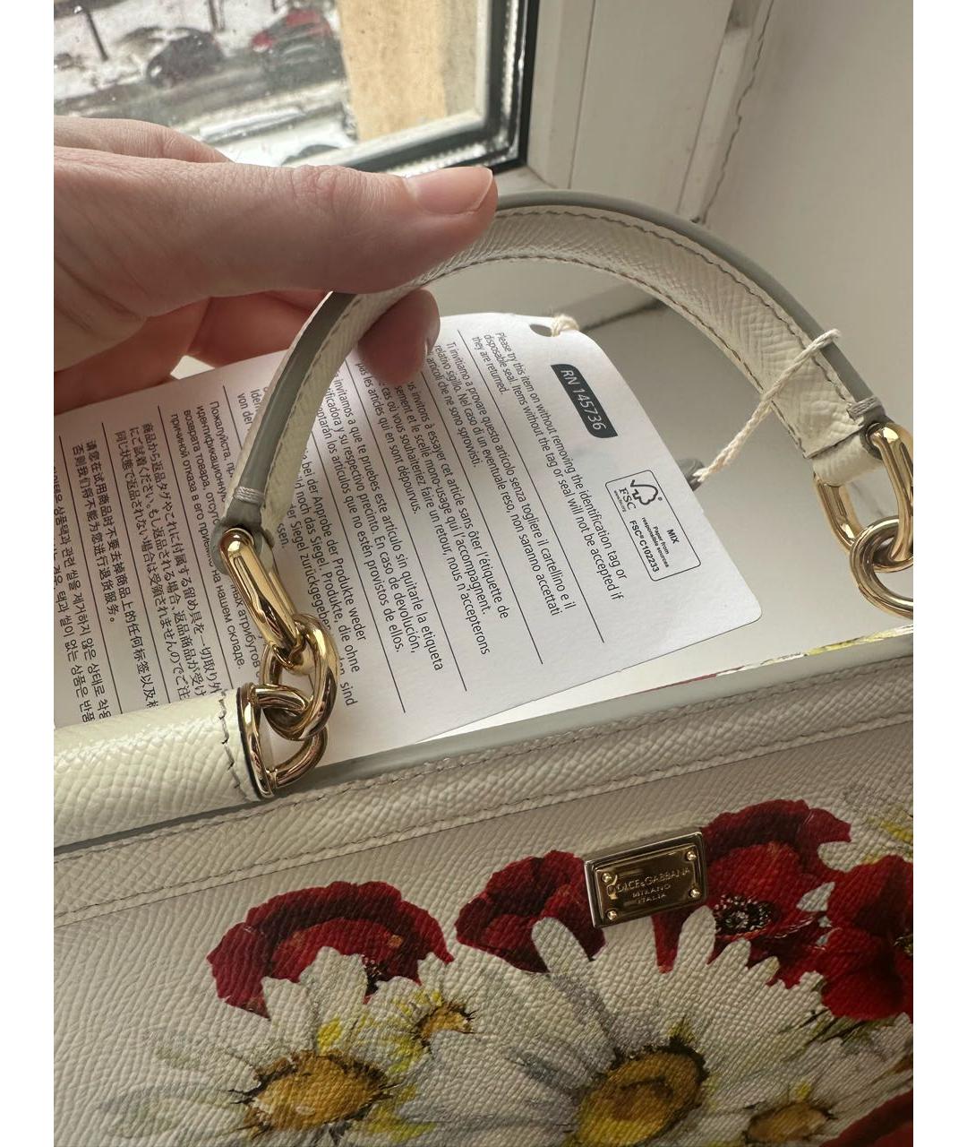 DOLCE&GABBANA Мульти кожаная сумка через плечо, фото 4