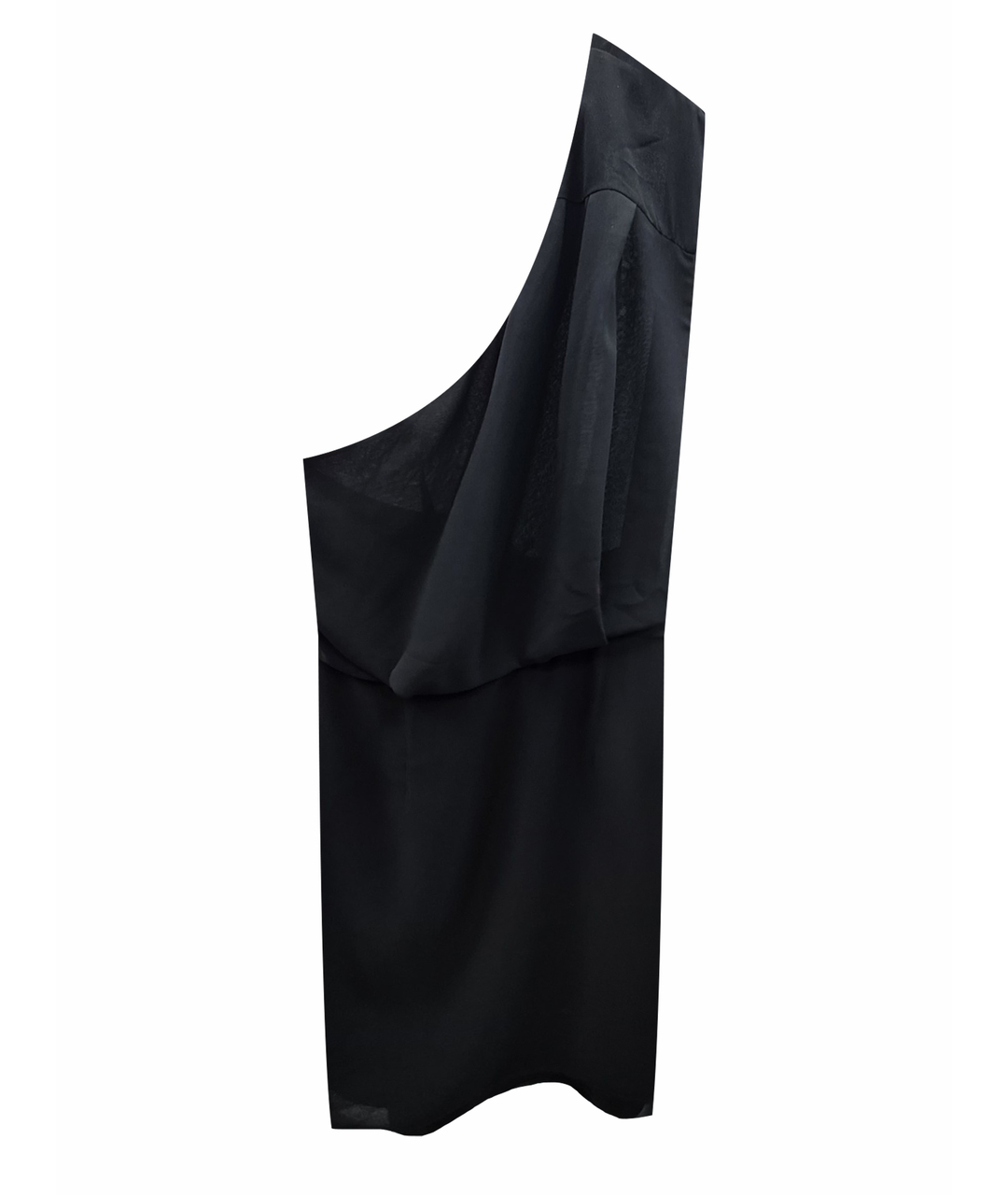 COSTUME NATIONAL Черное шифоновое повседневное платье, фото 1