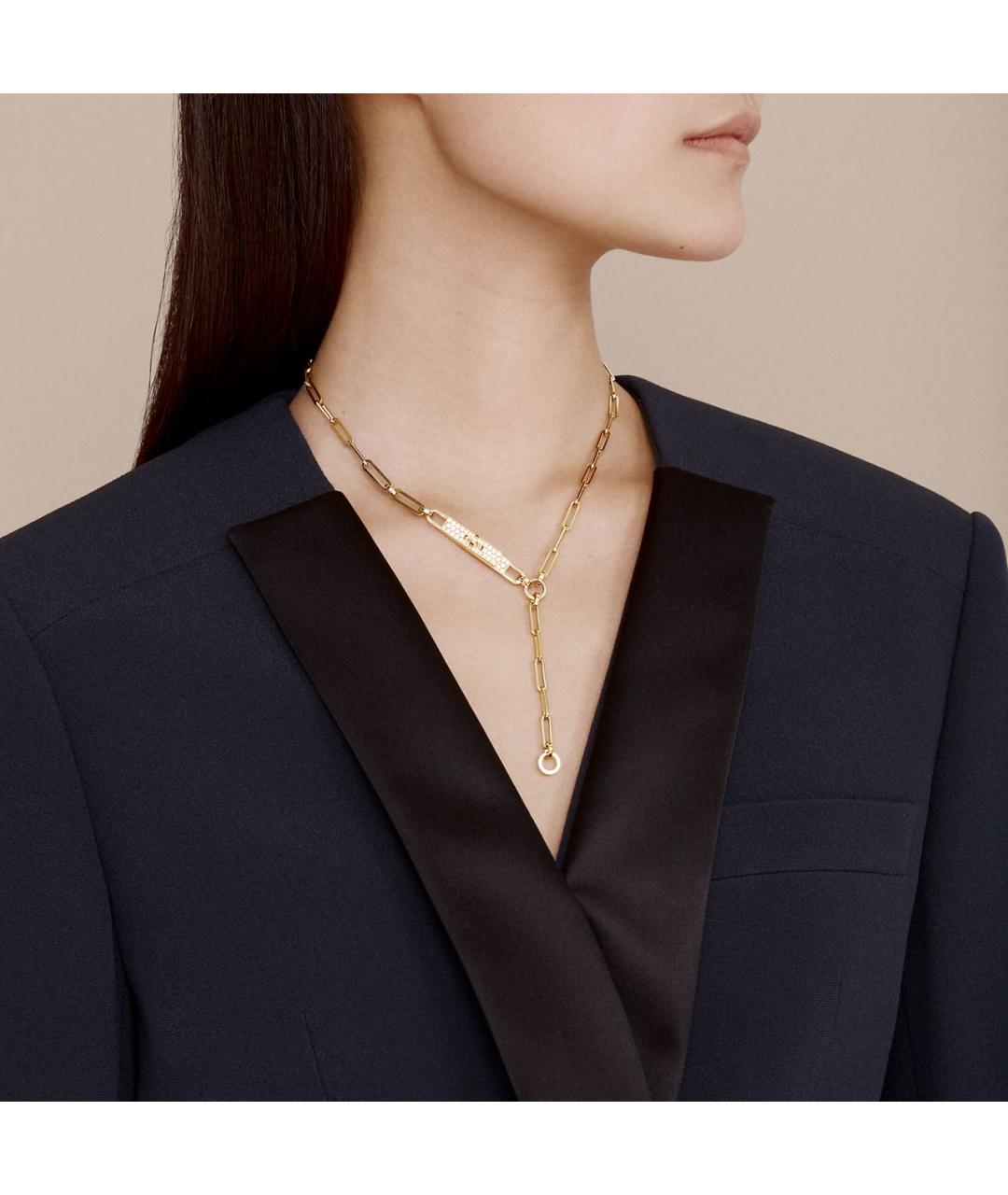 HERMES Золотое колье из желтого золота, фото 3