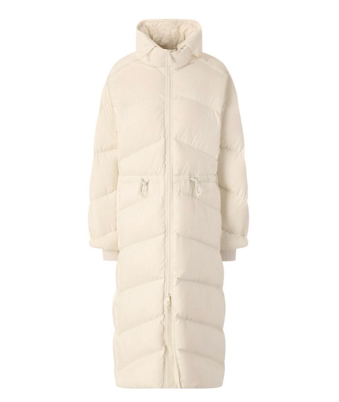 HERMES Белый пуховик, фото 1