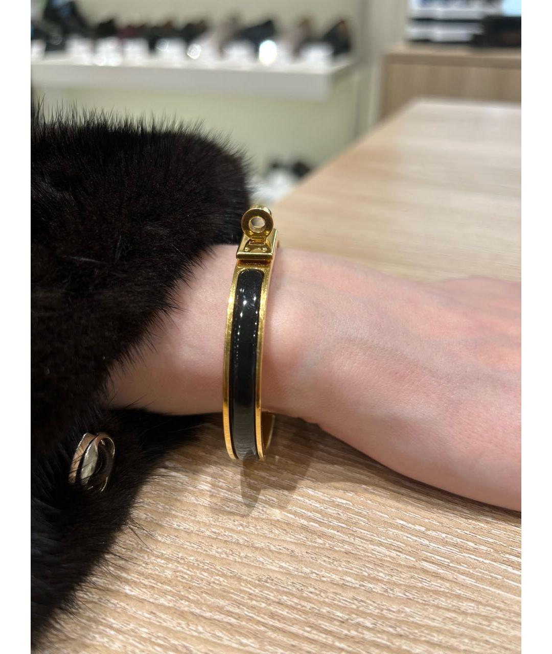 HERMES Золотой позолоченный браслет, фото 3