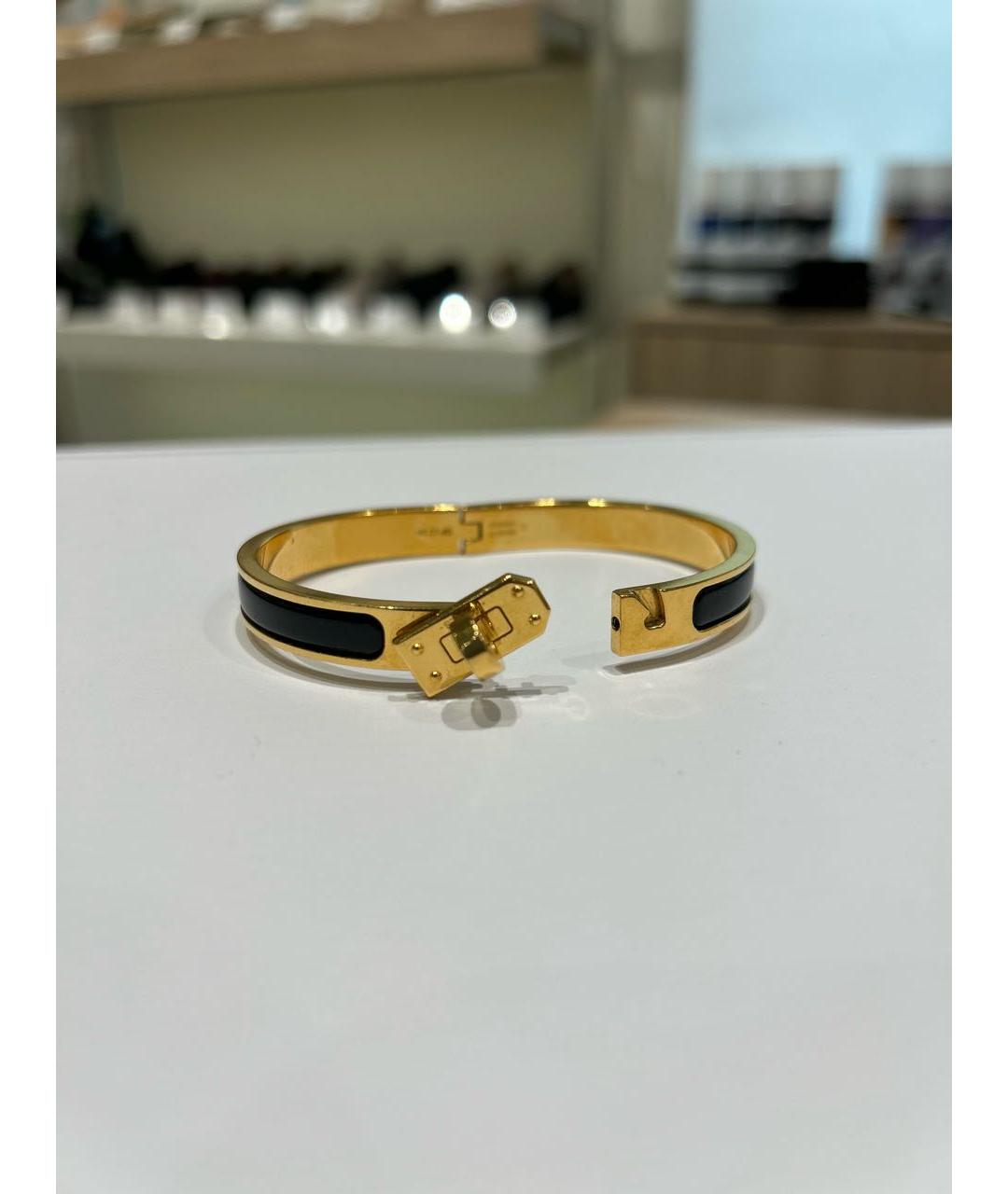 HERMES Золотой позолоченный браслет, фото 4