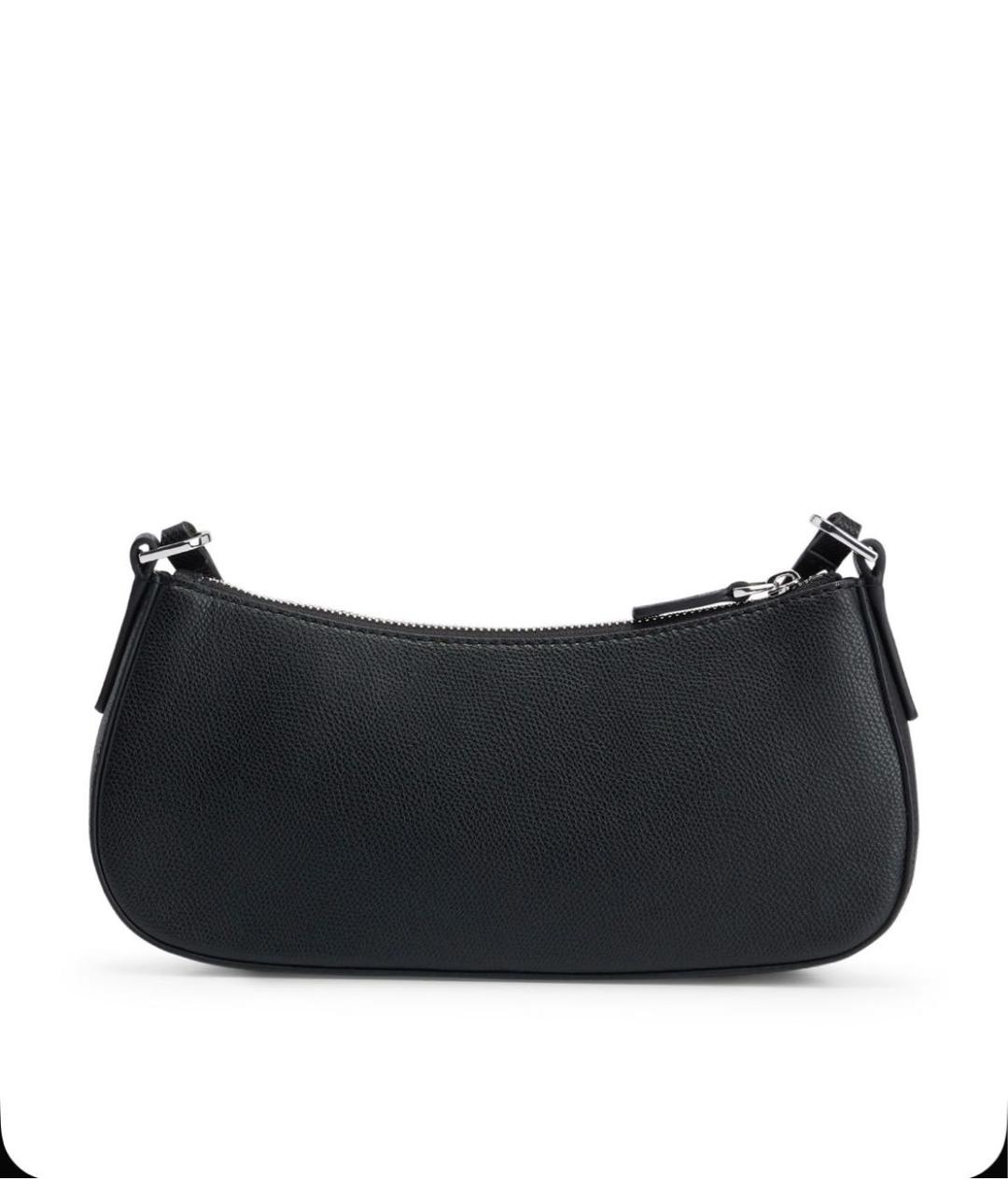 HUGO Черная сумка с короткими ручками из искусственной кожи, фото 2