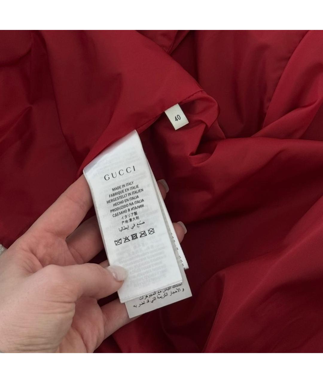 GUCCI Черная кожаная куртка, фото 6