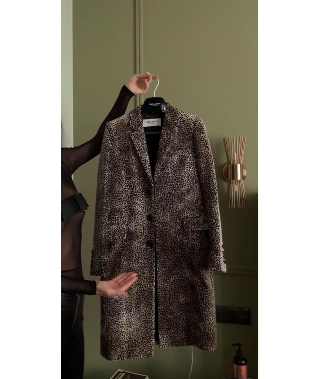 SAINT LAURENT Мульти хлопковое пальто, фото 4