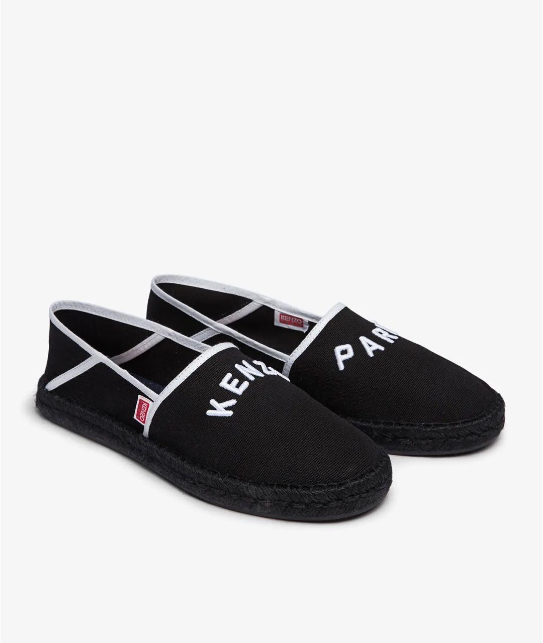 KENZO Черные текстильные эспадрильи, фото 5