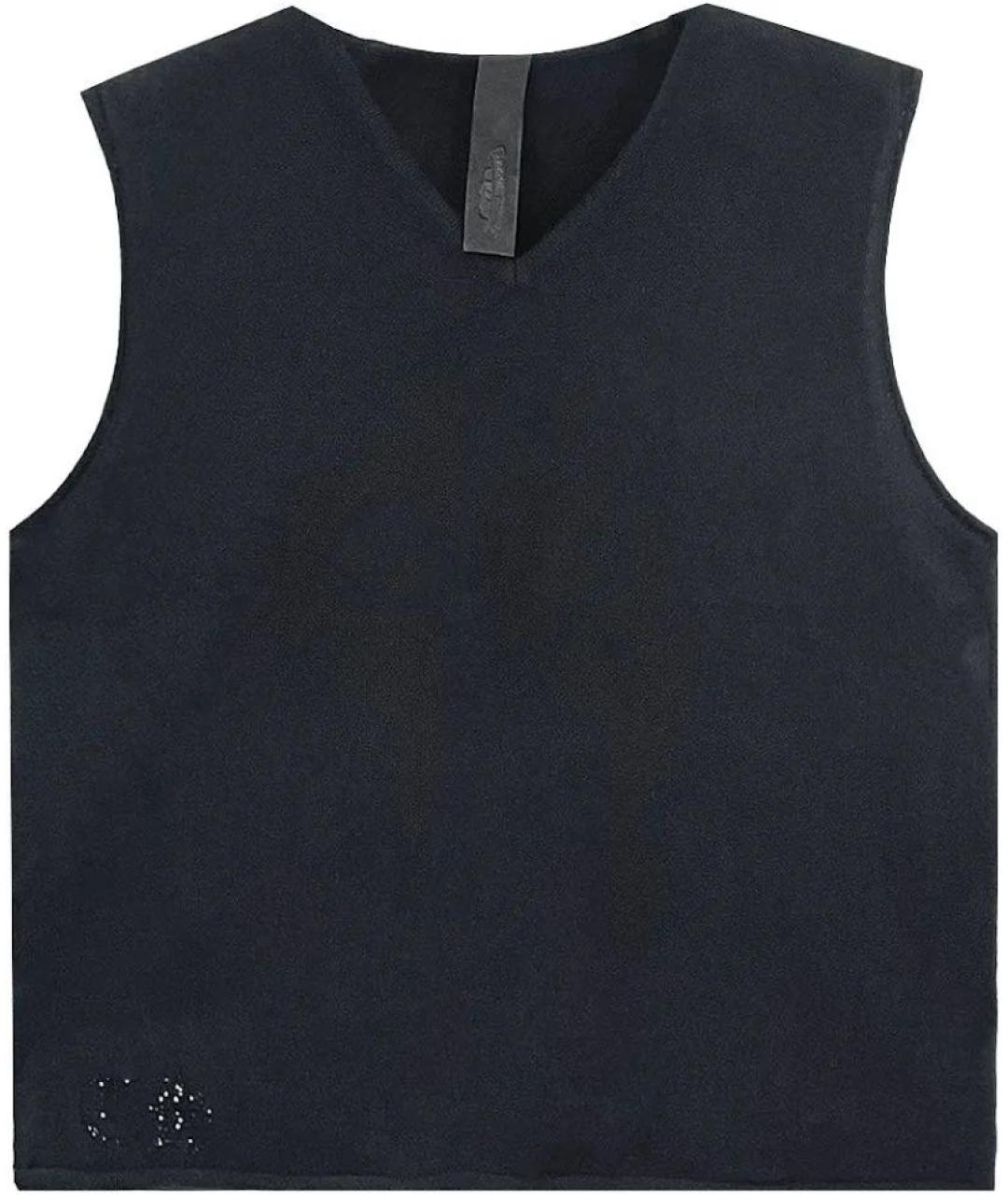 CHROME HEARTS Черная кашемировая майка, фото 2