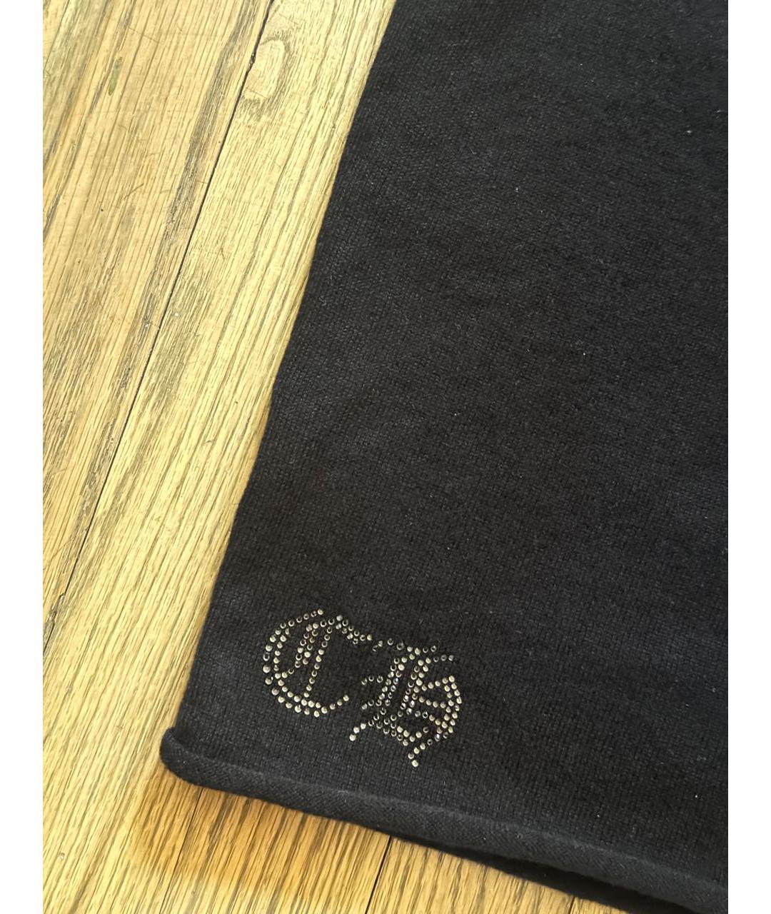 CHROME HEARTS Черная кашемировая майка, фото 3