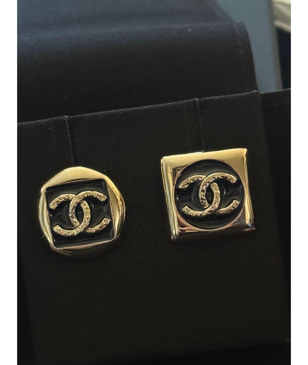 CHANEL Темно-синие серьги, фото 2