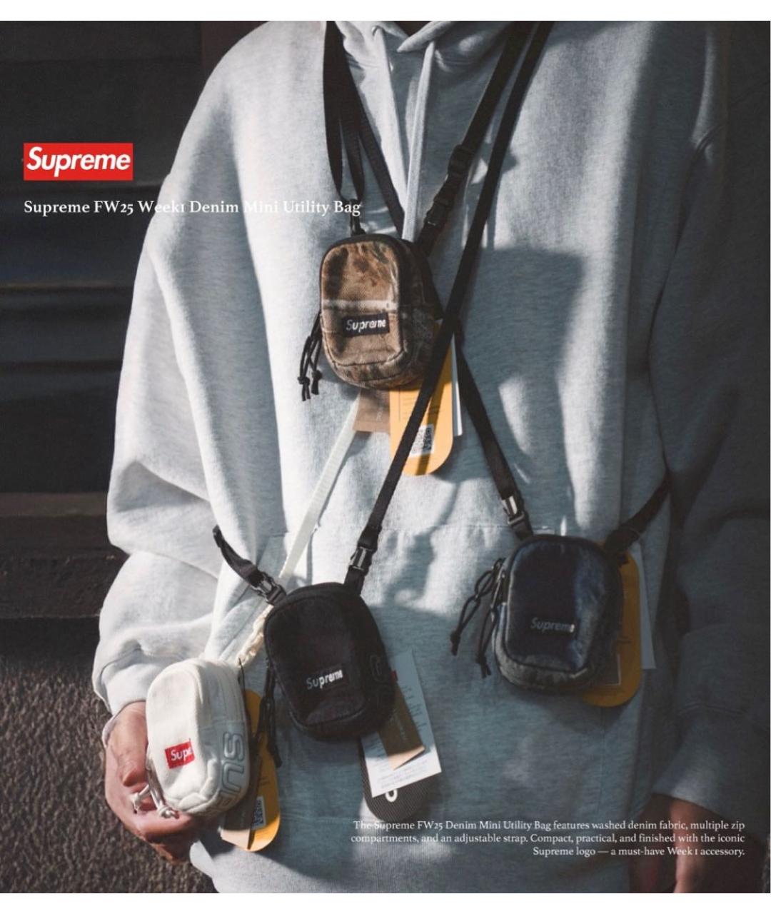 SUPREME Мульти сумка на плечо, фото 8