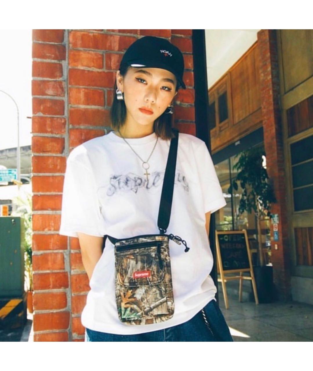 SUPREME Мульти тканевая сумка на плечо, фото 5