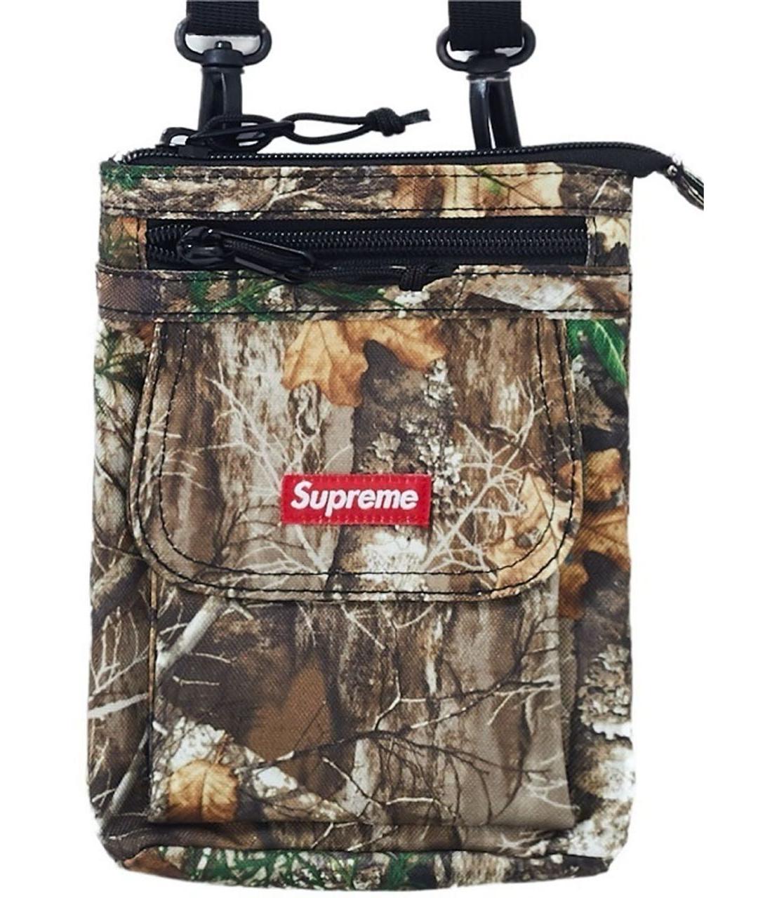 SUPREME Мульти тканевая сумка на плечо, фото 2