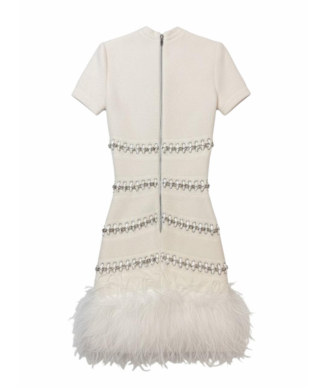 BALMAIN Белое шерстяное платье, фото 1