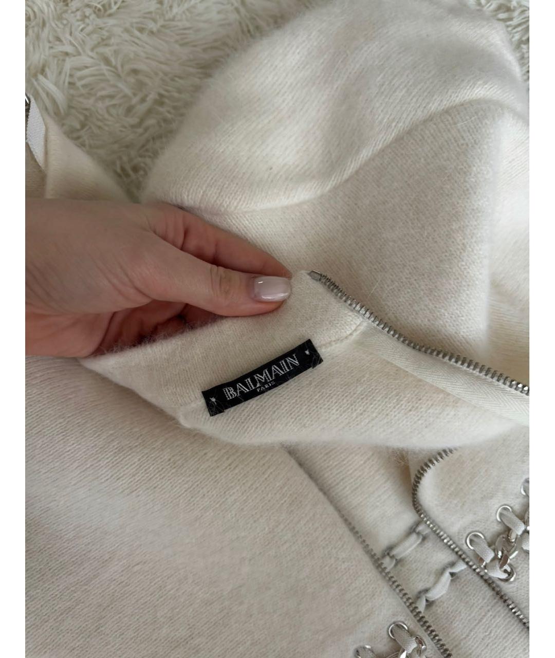 BALMAIN Белое шерстяное платье, фото 6
