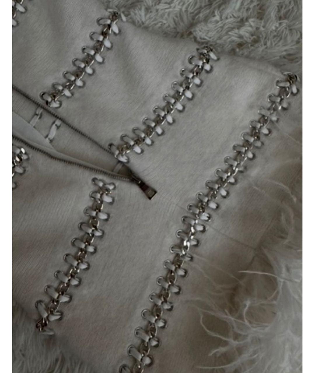 BALMAIN Белое шерстяное платье, фото 5