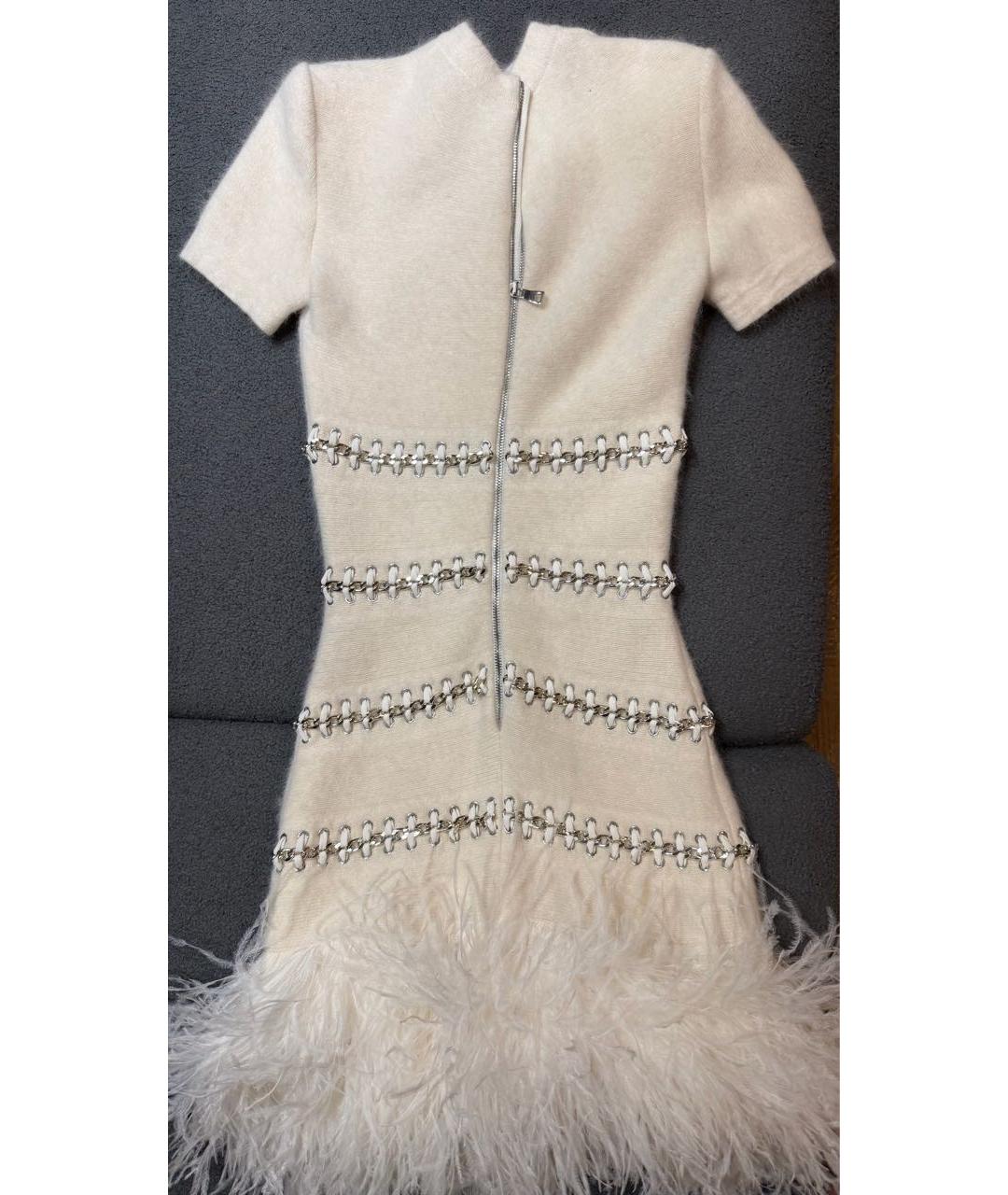 BALMAIN Белое шерстяное платье, фото 2