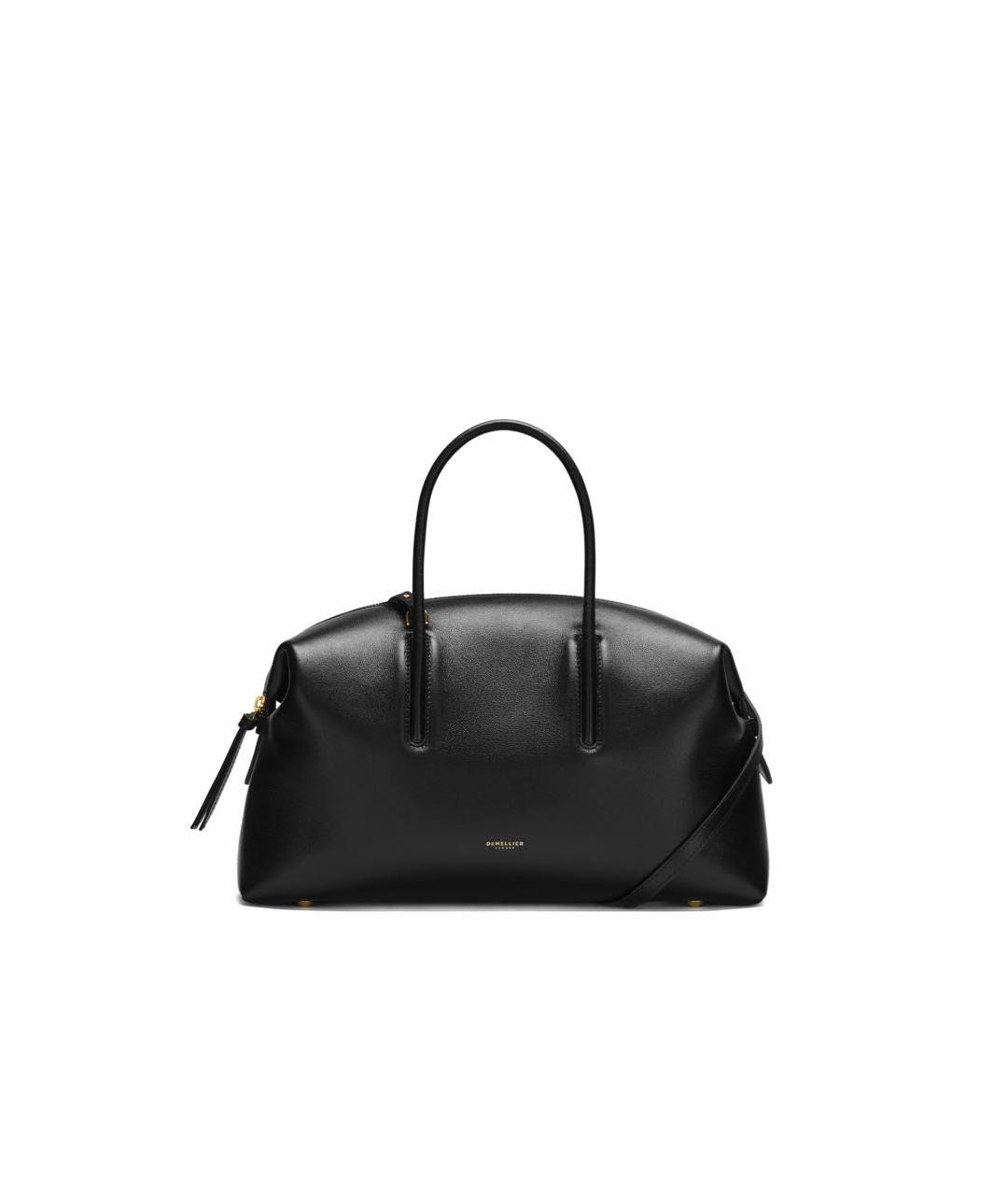 DEMELLIER Черная кожаная сумка тоут, фото 7