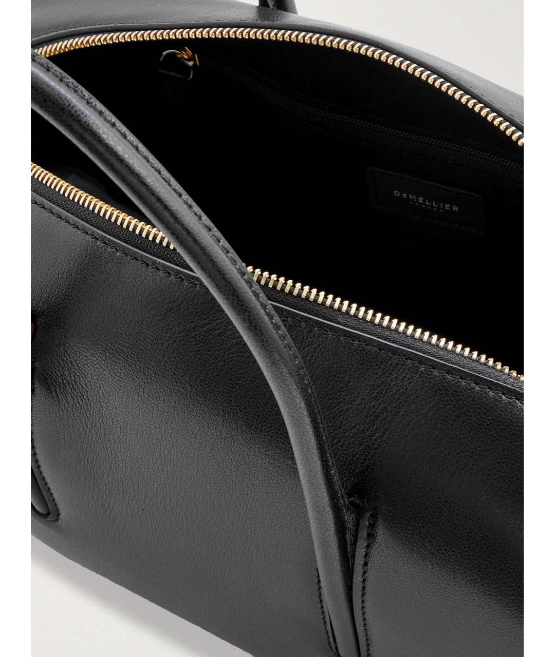 DEMELLIER Черная кожаная сумка тоут, фото 5