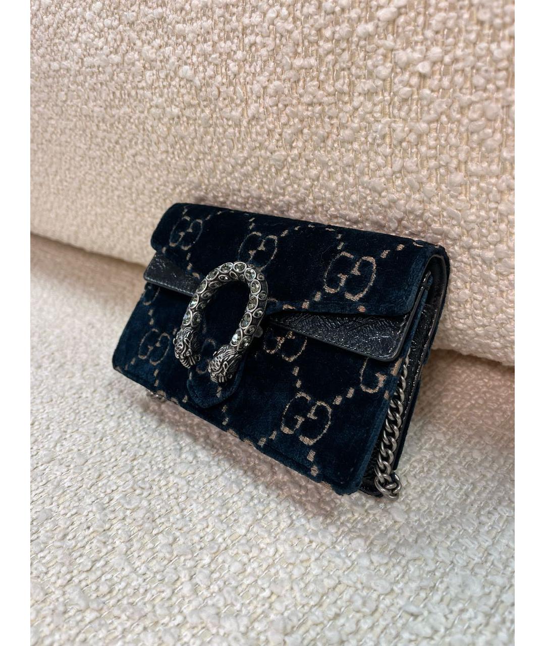 GUCCI Мульти бархатная сумка через плечо, фото 5