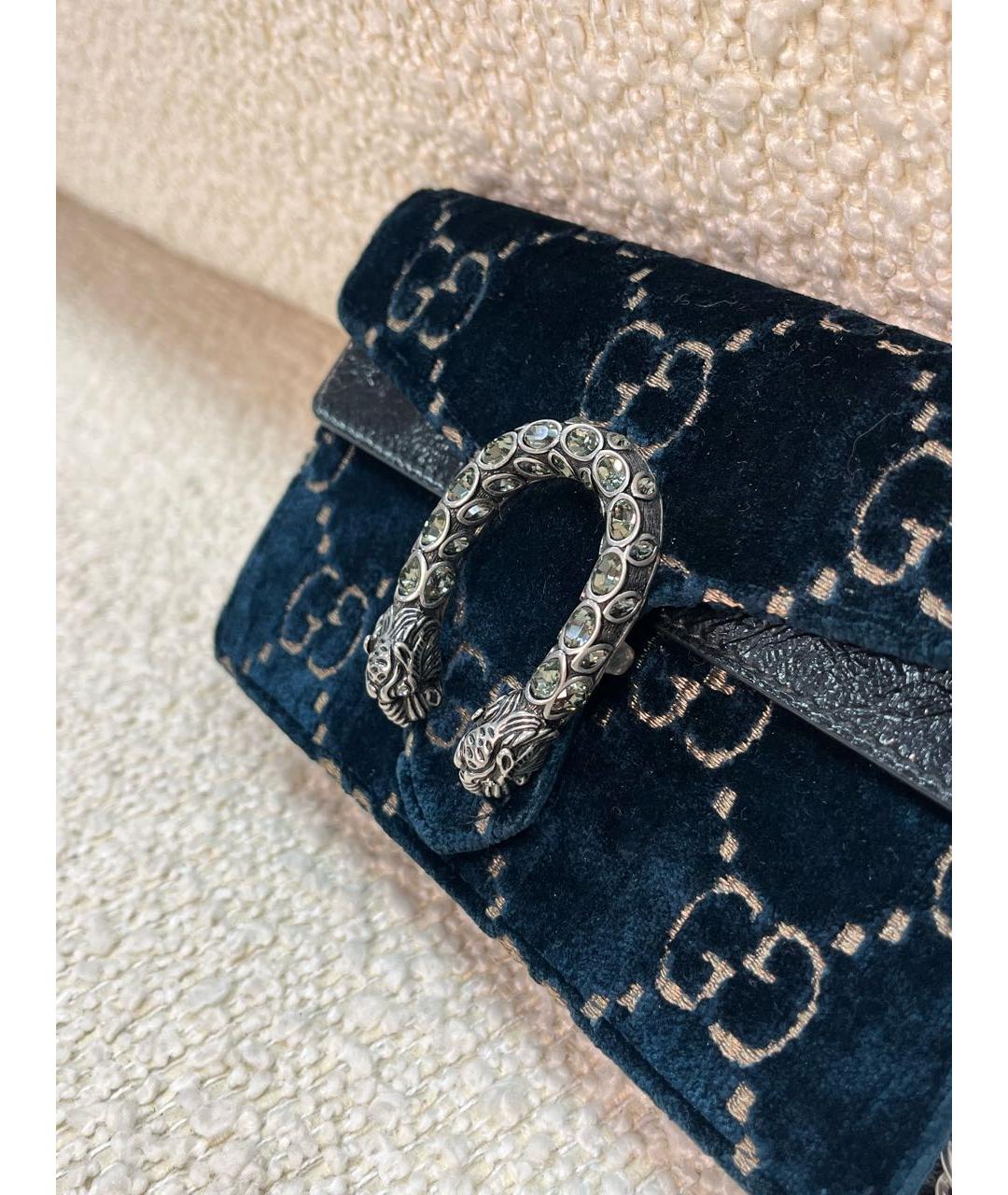 GUCCI Мульти бархатная сумка через плечо, фото 8