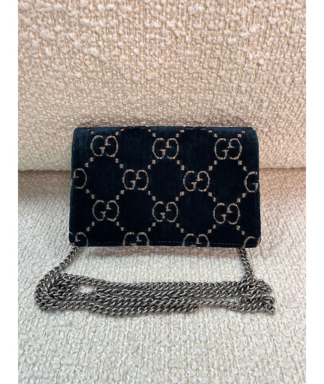 GUCCI Мульти бархатная сумка через плечо, фото 3