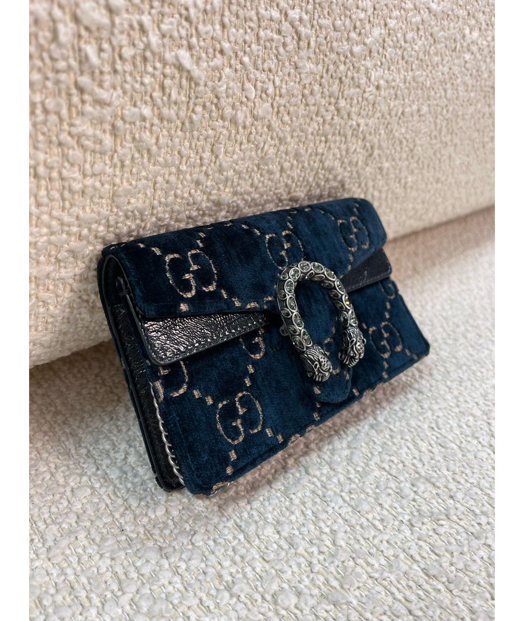 GUCCI Мульти бархатная сумка через плечо, фото 2