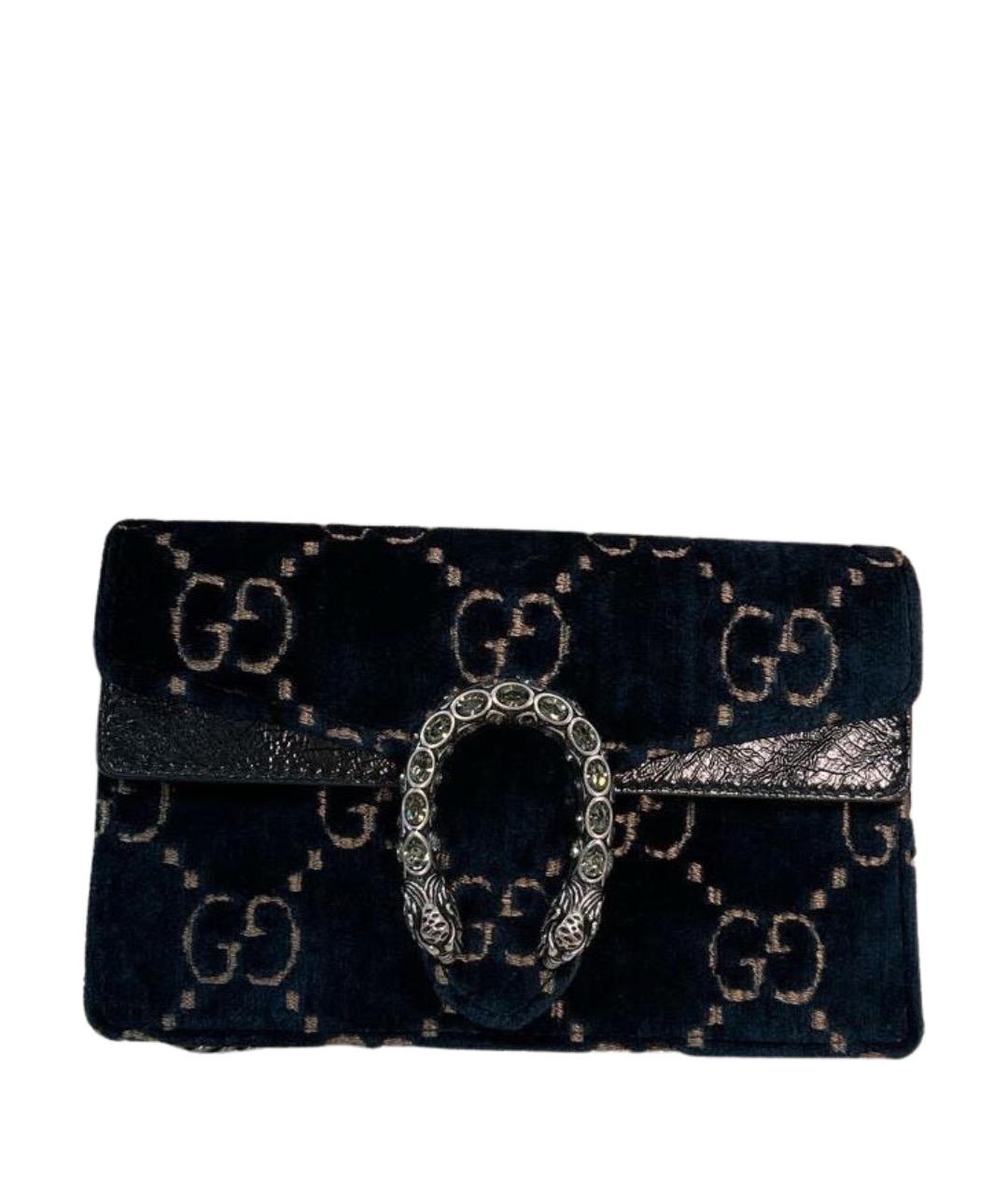 GUCCI Мульти бархатная сумка через плечо, фото 1