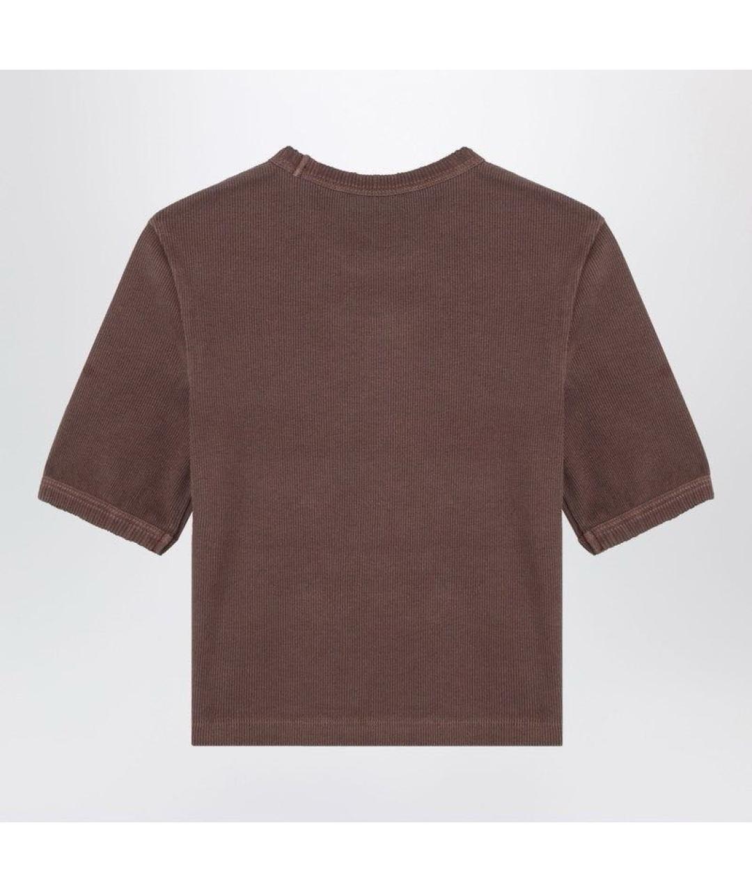 CHANEL Коричневая футболка, фото 2