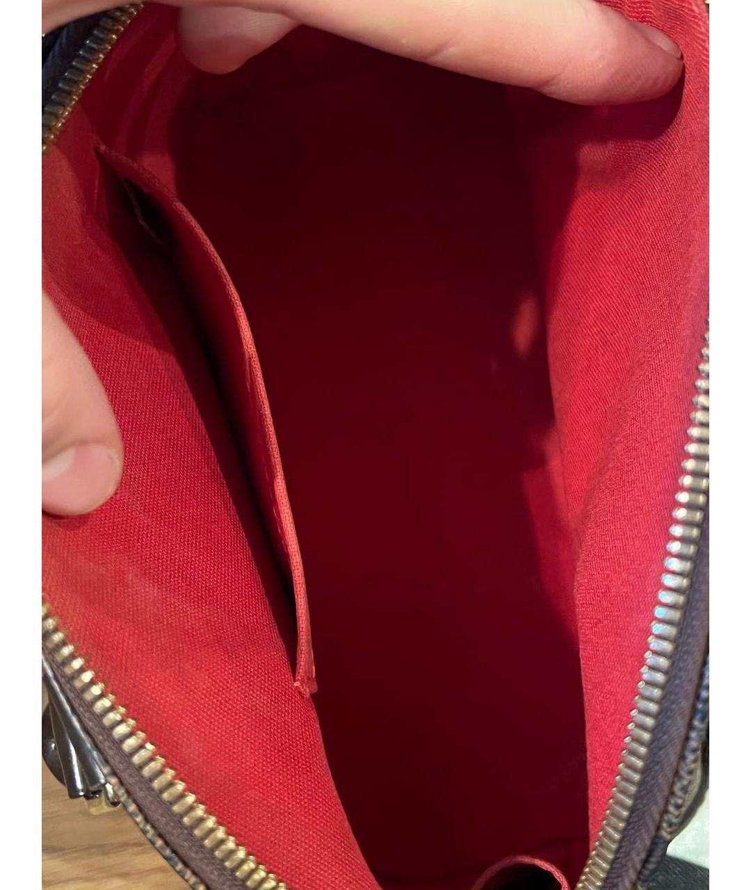 LOUIS VUITTON Коричневая сумка через плечо, фото 6