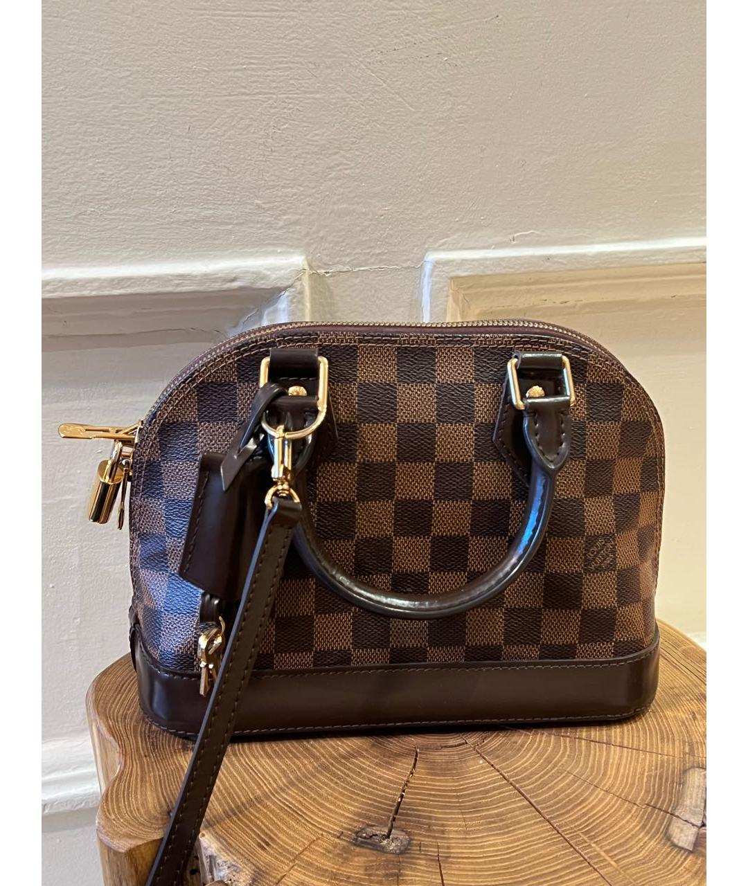 LOUIS VUITTON Коричневая сумка через плечо, фото 7