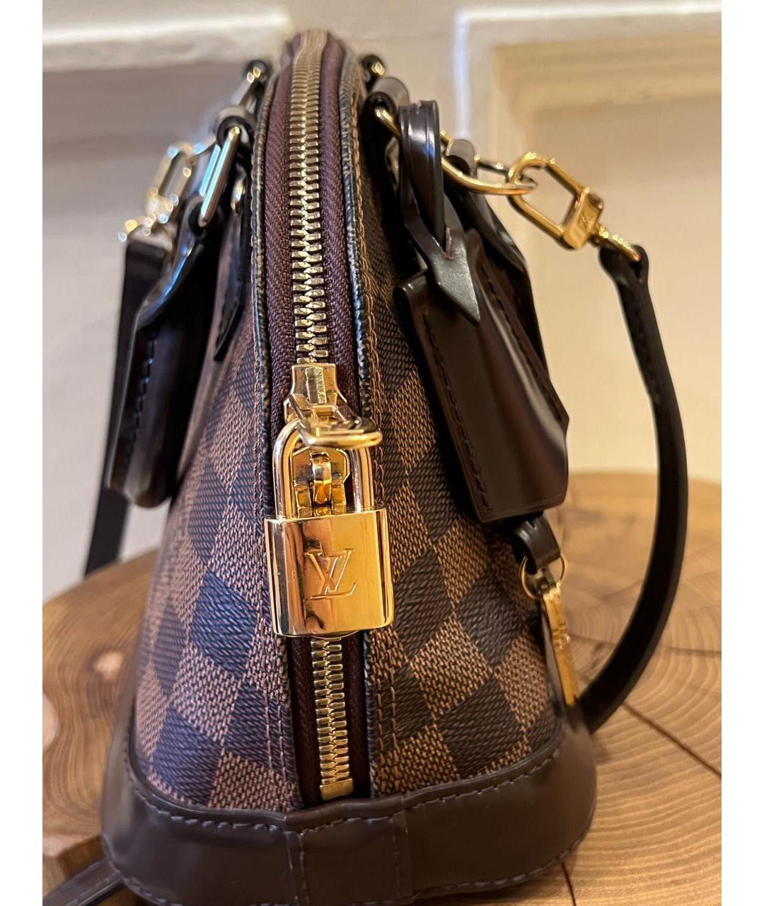 LOUIS VUITTON Коричневая сумка через плечо, фото 5